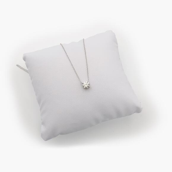 NEW GROWN BRILLIANCE 3/4 CT Round Lab Grown Diamond Solitaire Pendant (GH, SI2+) - Picture 6 of 12